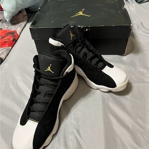 Jordan Black and White Sneakers
